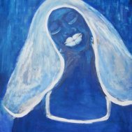 'Woman in Blue' - Jean Girigori.